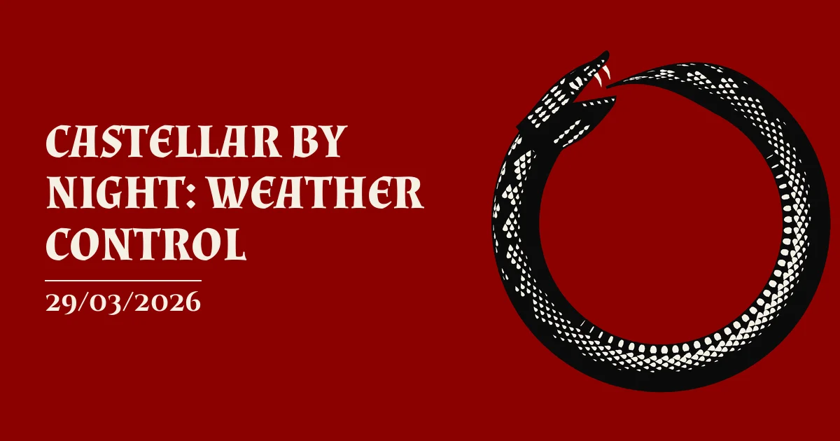 Poster for CASTELLAR BY NIGHT: WEATHER CONTROL