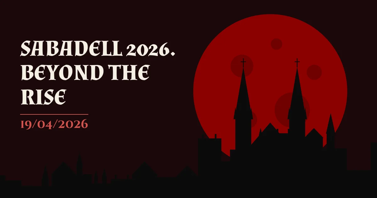 Cartel de SABADELL 2026. BEYOND THE RISE