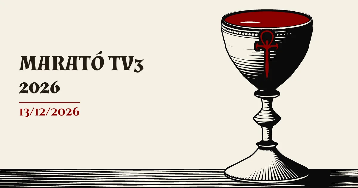 Cartel de MARATÓ TV3 2026
