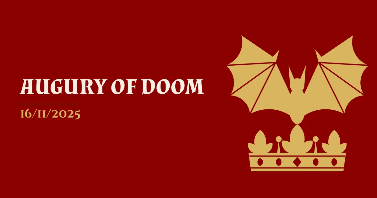 Cartel de AUGURY OF DOOM