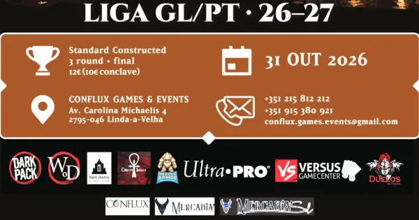 Cartel de LIGA GL/PT 26-27 - A NEW NIGHT