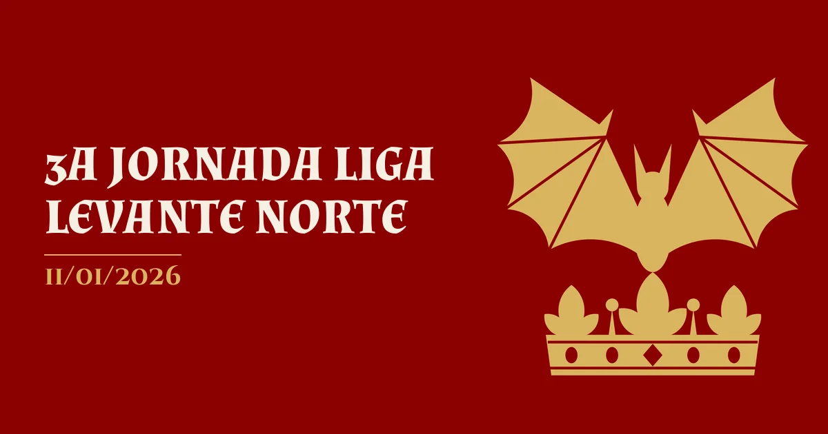 Cartaz de 3A JORNADA LIGA LEVANTE NORTE