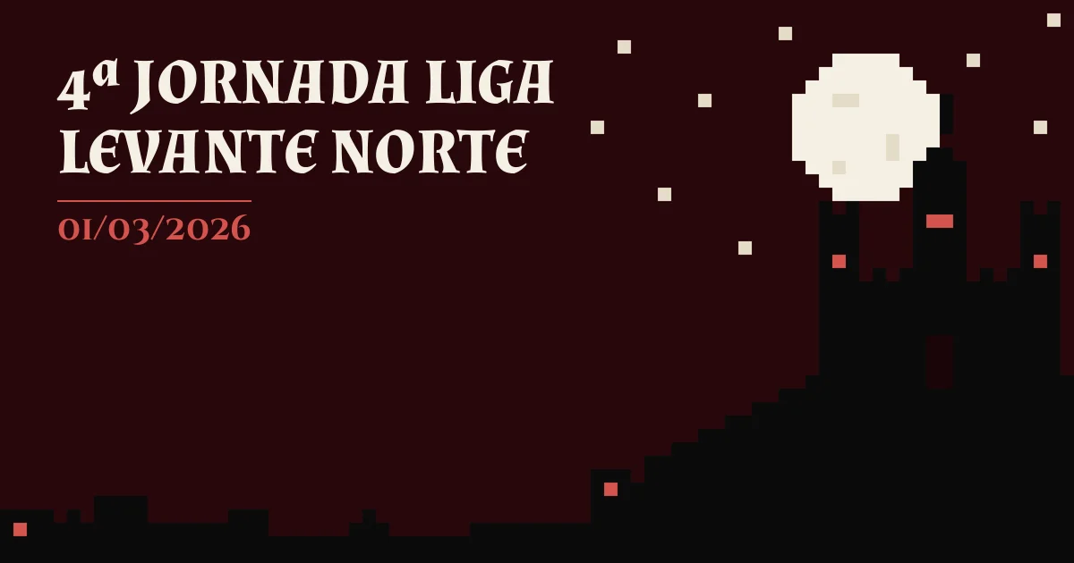 Cartaz de 4ª JORNADA LIGA LEVANTE NORTE