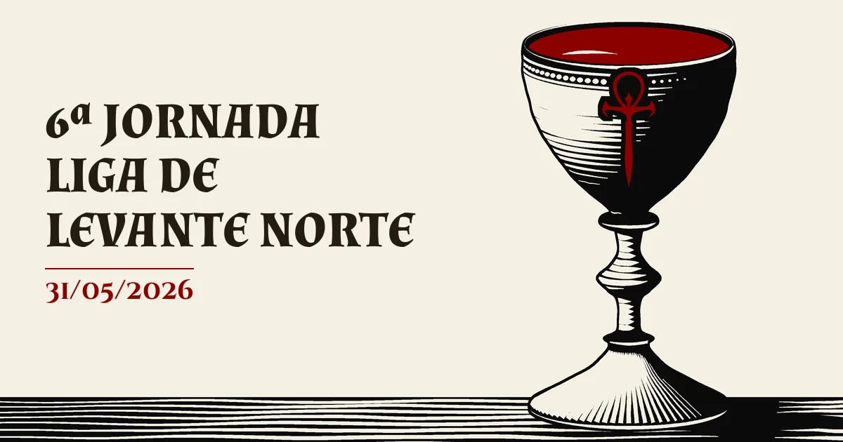 Cartel de 6ª JORNADA LIGA DE LEVANTE NORTE