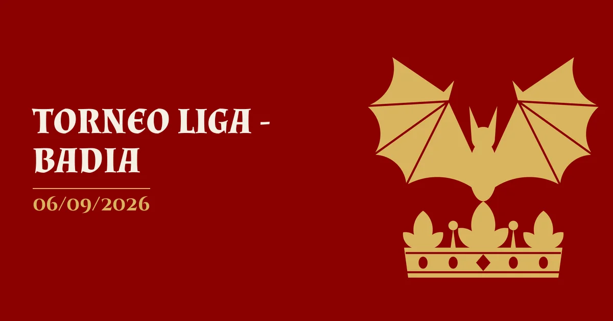 Cartel de TORNEO LIGA - BADIA