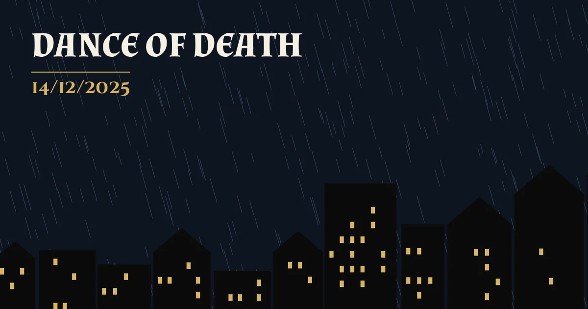 Cartaz de DANCE OF DEATH