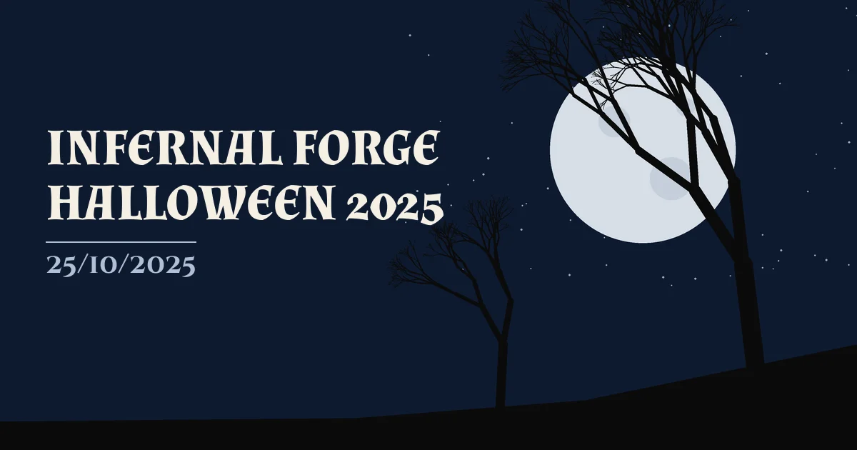 Cartaz de INFERNAL FORGE HALLOWEEN 2025