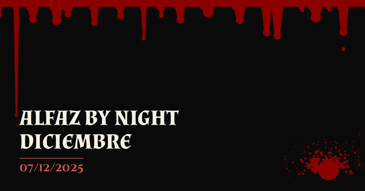 Cartaz de ALFAZ BY NIGHT DICIEMBRE