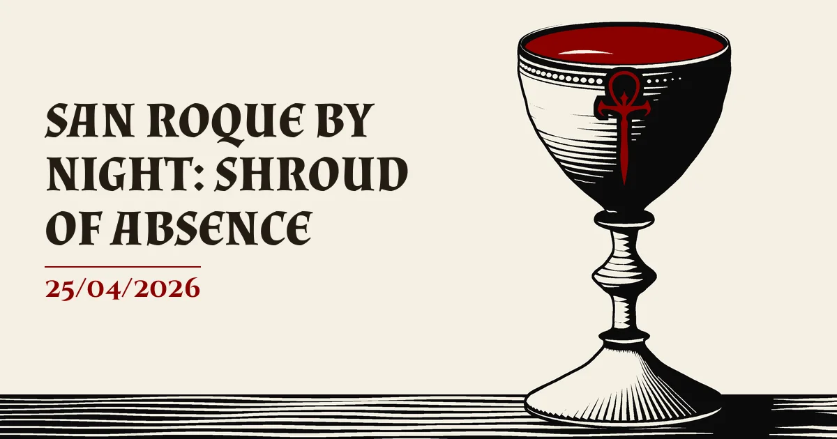 Cartaz de SAN ROQUE BY NIGHT: SHROUD OF ABSENCE